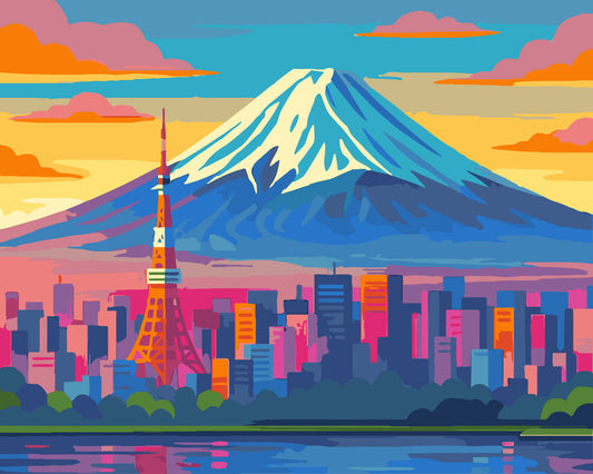 Fuji Tokyo Skyline Set 3