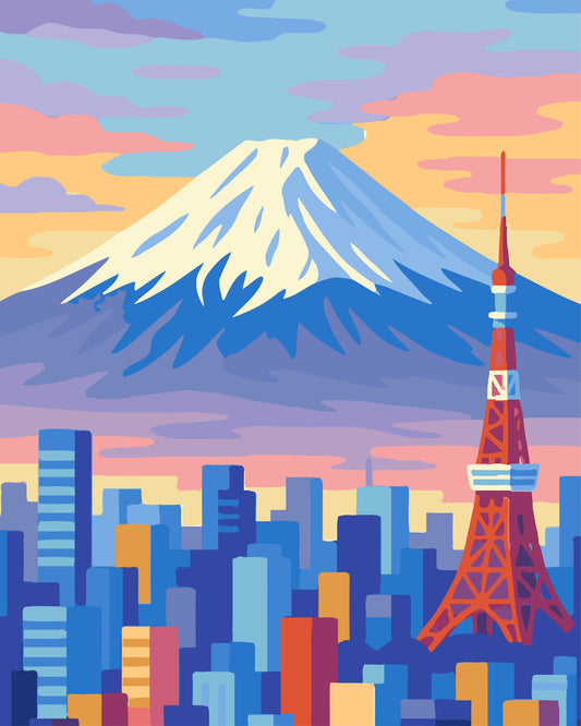 Fuji Tokyo Skyline Set 6