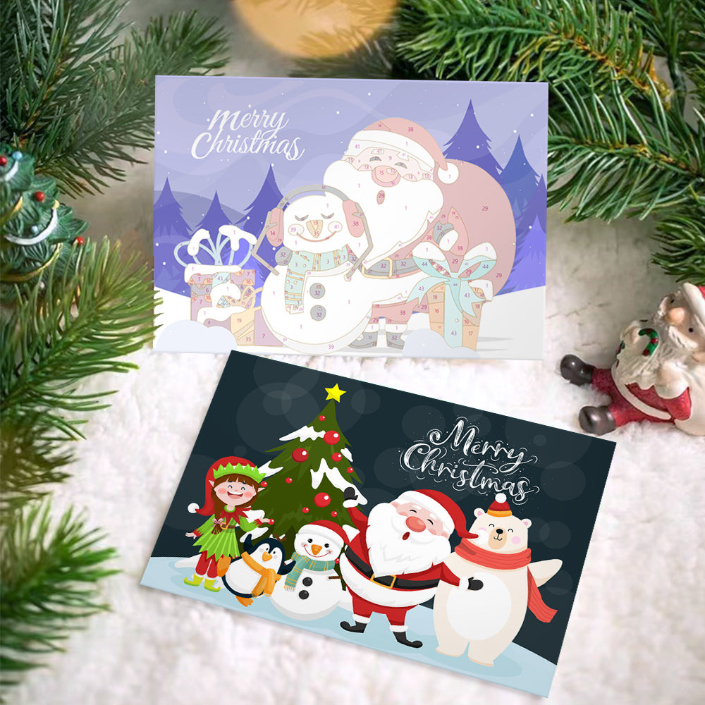 6 Assorted Christmas Cards - 1