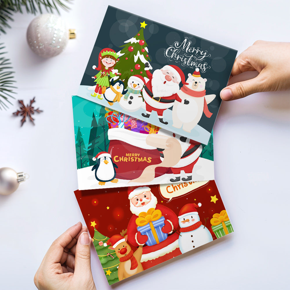 6 Assorted Christmas Cards - 1