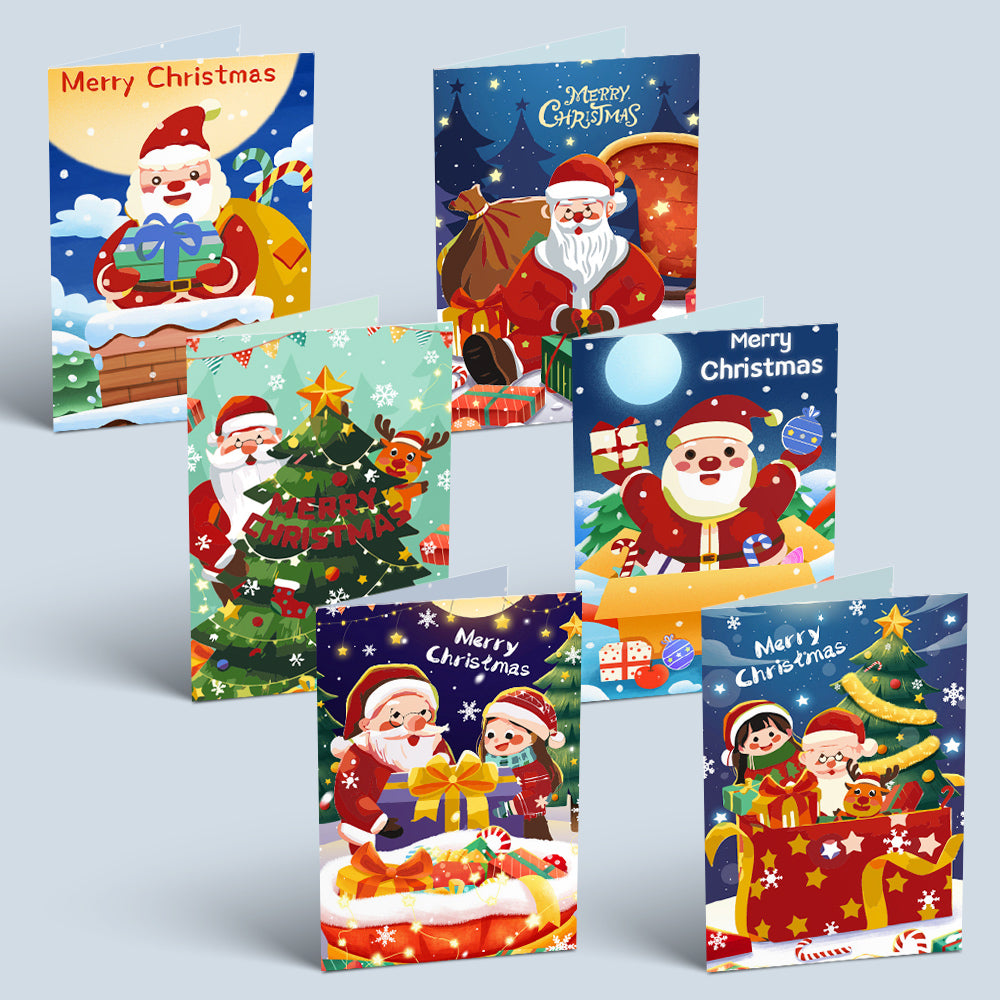 6 Assorted Christmas Cards - 2