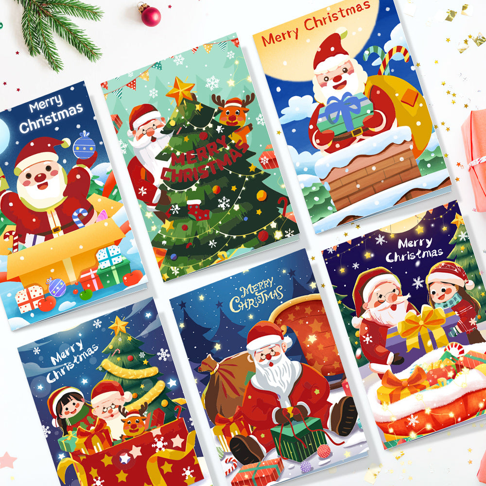 6 Assorted Christmas Cards - 2