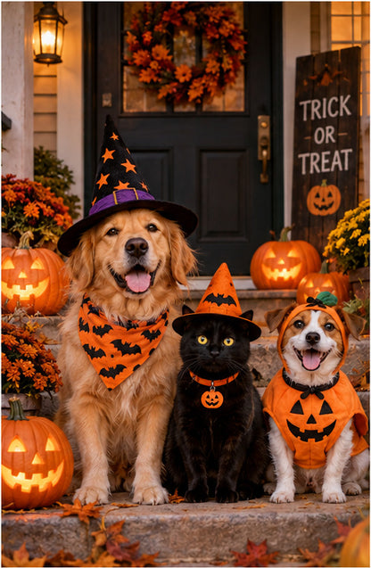 Halloween Scene Pets