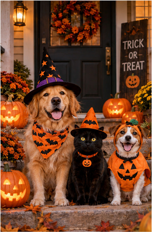 Halloween Scene Pets