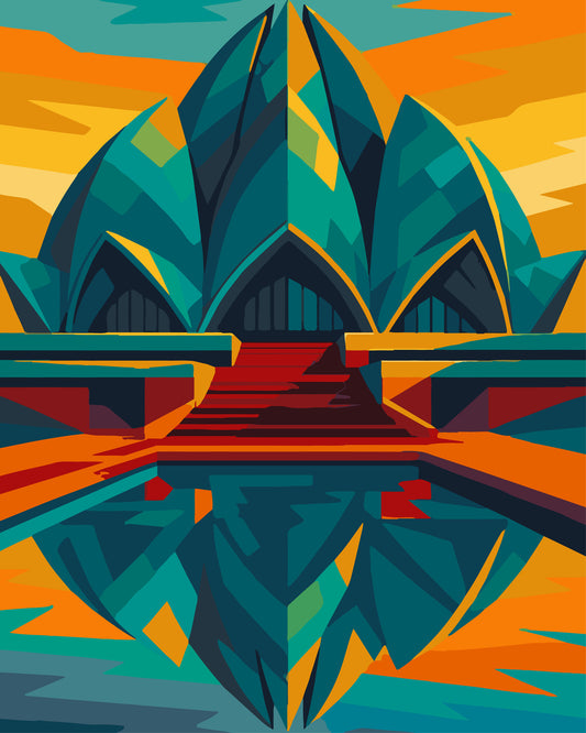Lotus Temple Set 1
