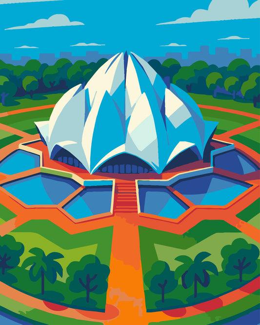 Lotus Temple Set 2