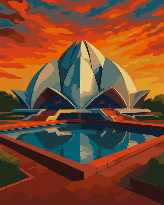 Lotus Temple Set 6