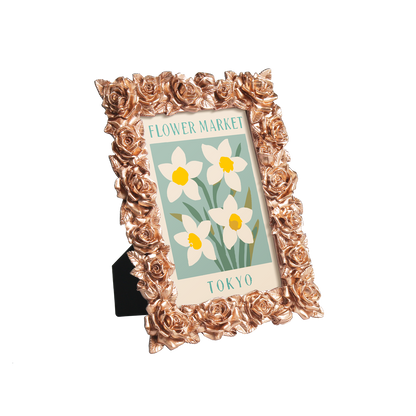 Tokyo Flower Market framed mini paint by numbers featuring elegant floral design inspired by Japanese aesthetics