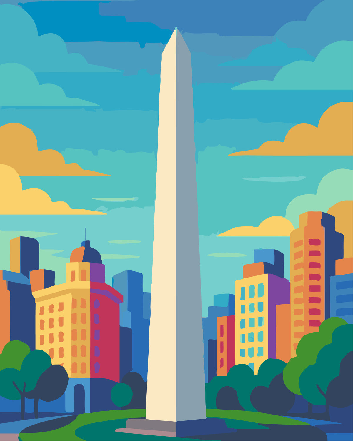 Obelisco de Buenos Aires Set 1