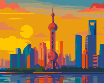 Oriental Pearl Tower Set 1