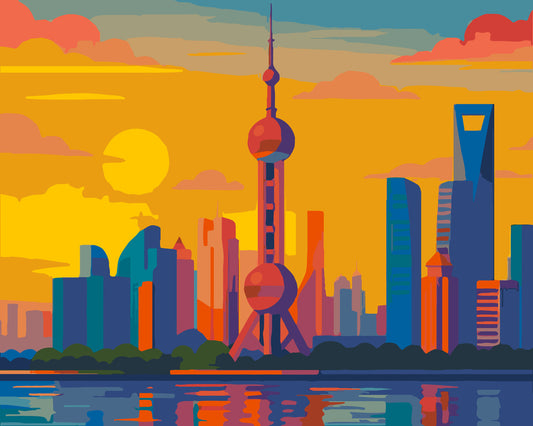Oriental Pearl Tower Set 1