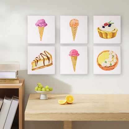 Ice Cream and More 6 Pack Mini Paint by Numbers Kit