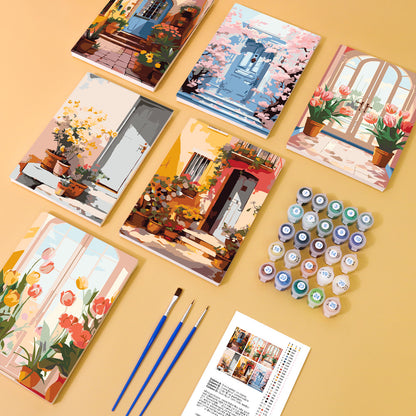 Splendid Views 6 Pack Mini Paint by Numbers Kit