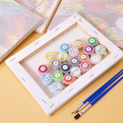 Vivid Wildlife 6 Pack Mini Paint by Numbers Kit