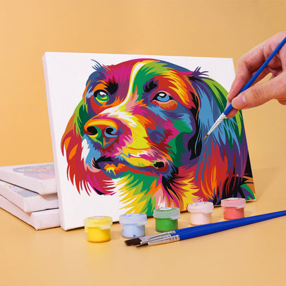 Vivid Wildlife 6 Pack Mini Paint by Numbers Kit
