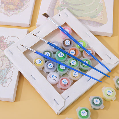 Tasty Bites 6 Pack Mini Paint by Numbers Kit