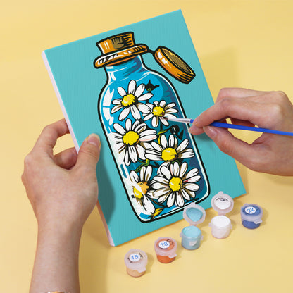 Blooming Bottles 6 Pack Mini Paint by Numbers Kit