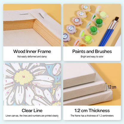Blooming Bottles 6 Pack Mini Paint by Numbers Kit