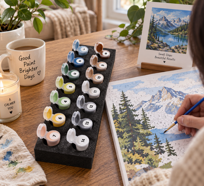 Pyn Foam Paint Pot Holder in Use