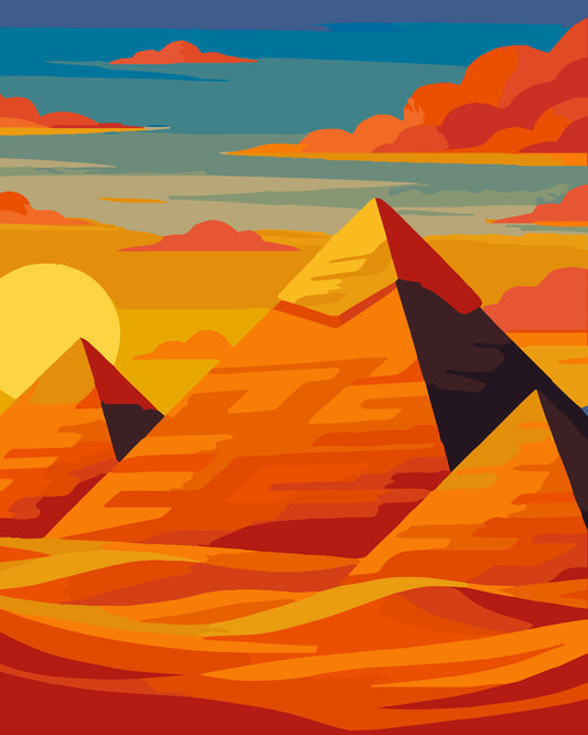 Pyramids of Giza Set 4