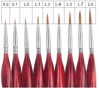 9 pcs/set Wolf Hair Brush Pens