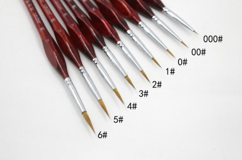 9 pcs/set Wolf Hair Brush Pens