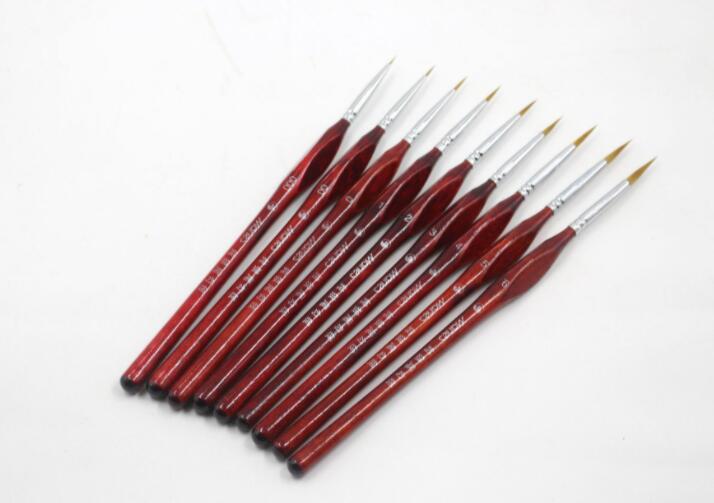 9 pcs/set Wolf Hair Brush Pens