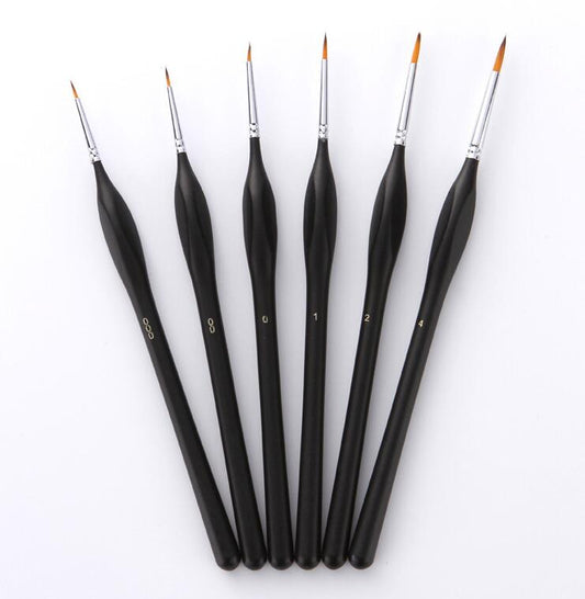 Professional Detail Brush Set - 6 Pieces