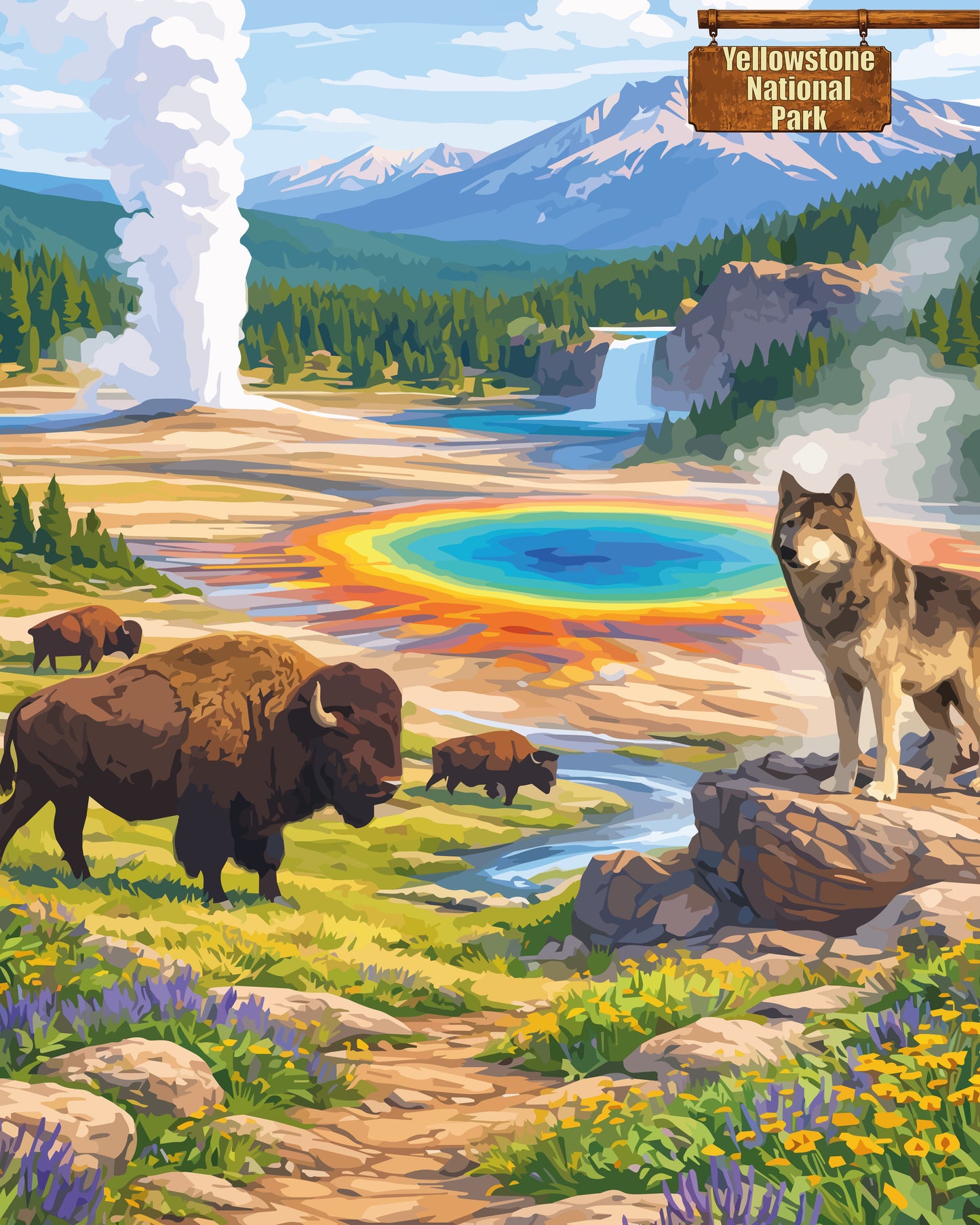 Yellowstone National Park - Set 1