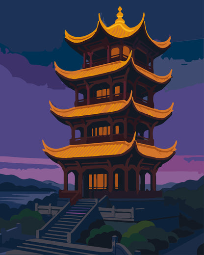 Yelow Crane Tower Set 2