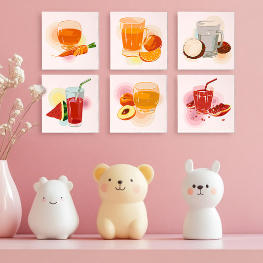 Juicy Escape 6 Pack Mini Paint by Numbers Kit