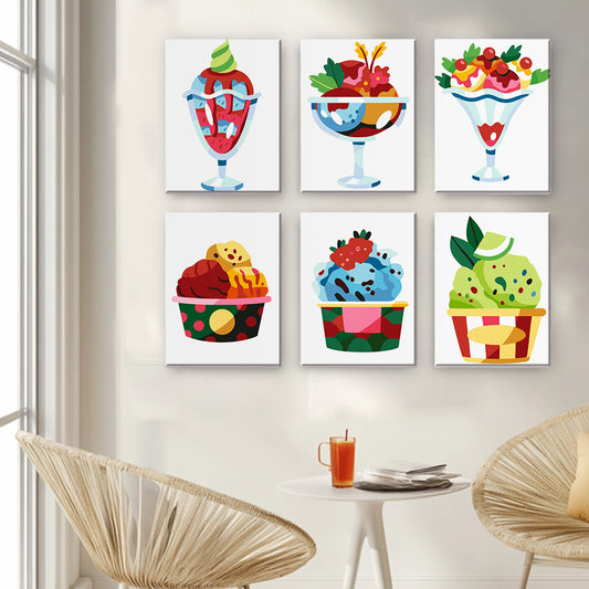 Frozen Delights 6 Pack Mini Paint by Numbers Kit