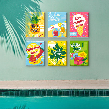 Hello June 6 Pack Mini Paint by Numbers Kit