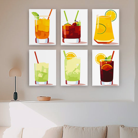 Summer’s Sweet Elixir 6 Pack Mini Paint by Numbers Kit